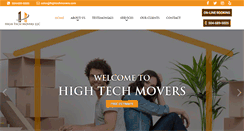 Desktop Screenshot of hightechmovers.com